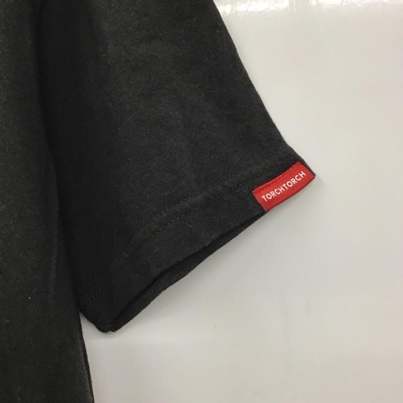 トーチトーチ TORCH TORCH Tシャツ 半袖 半袖カットソー プリントTシャツ クルーネックカットソー エイリアン XL プリント 黒 / ブラック /  メンズ USED 古着 中古 10134703