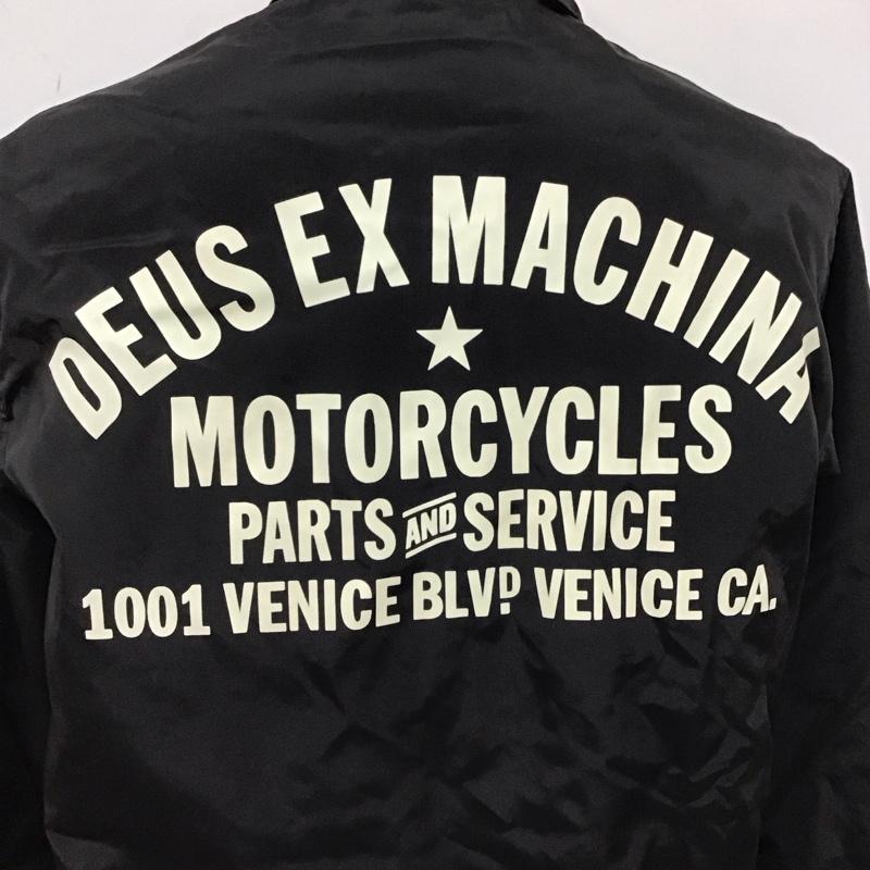 デウスエクスマキナ DEUS EX MACHINA ジャケット、上着 ジャケット、ブレザー ナイロンジャケット カラージャケット アウター S ロゴ、文字 黒 / ブラック /  メンズ USED 古着 中古 10109568