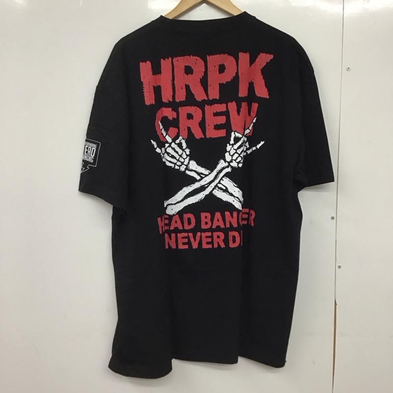 古着 USED Tシャツ 半袖 半袖カットソー プリントTシャツ クルーネックカットソー バンドTシャツ XXL ロゴ、文字 黒 / ブラック /  メンズ USED 古着 中古 10145721