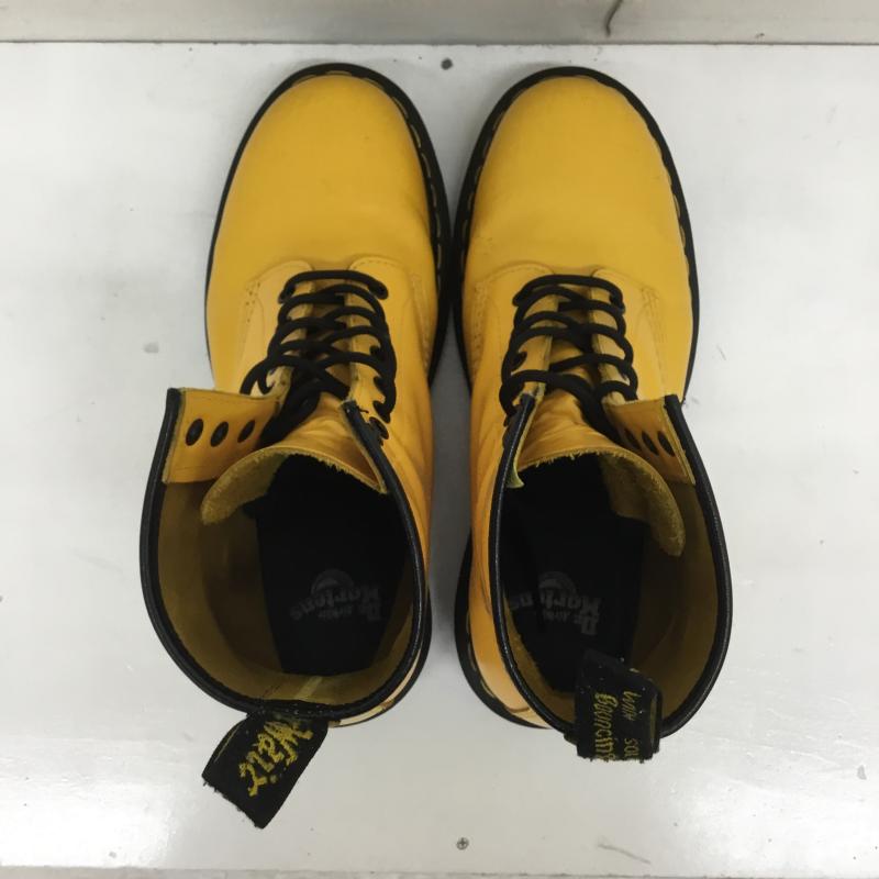 ドクターマーチン Dr.Martens 革靴 革靴 1460 8EYE BOOT YELLOW 24614700 US：9 無地 黄 / イエロー /  メンズ USED 古着 中古 10110126
