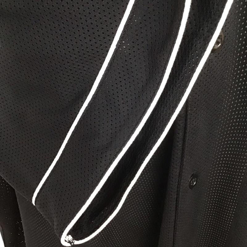 シーフロアコントロール S.F.C シャツ、ブラウス 半袖 半袖シャツ ノーカラーシャツ 前ボタン 無地 黒 / ブラック /  メンズ USED 古着 中古 10126977