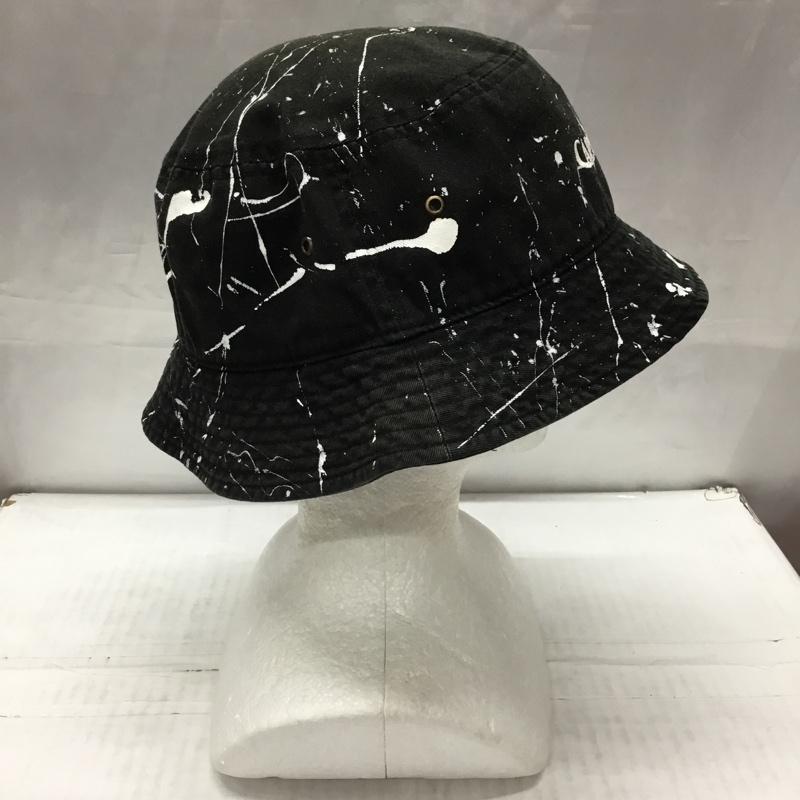 キャプテンズヘルム Captains Helm 帽子 ハット バケットハット バケハバケット ペイント ロゴ、文字 黒 / ブラック /  メンズ USED 古着 中古 10113971