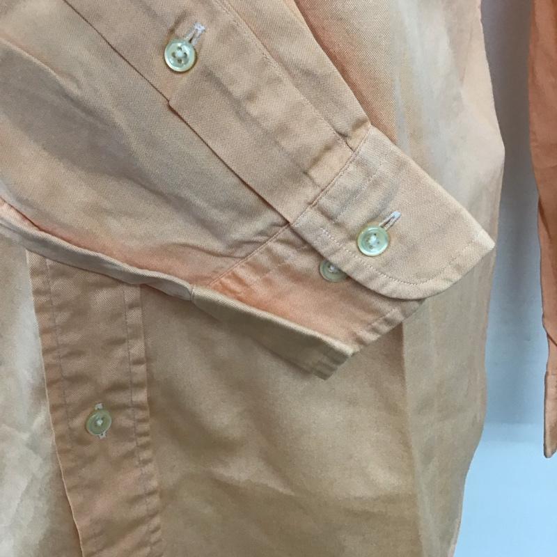 ラルフローレン RALPHLAUREN シャツ、ブラウス 長袖 ボタンダウン CLASSIC FIT ワンポイント 橙 / オレンジ /  メンズ USED 古着 中古 10114552