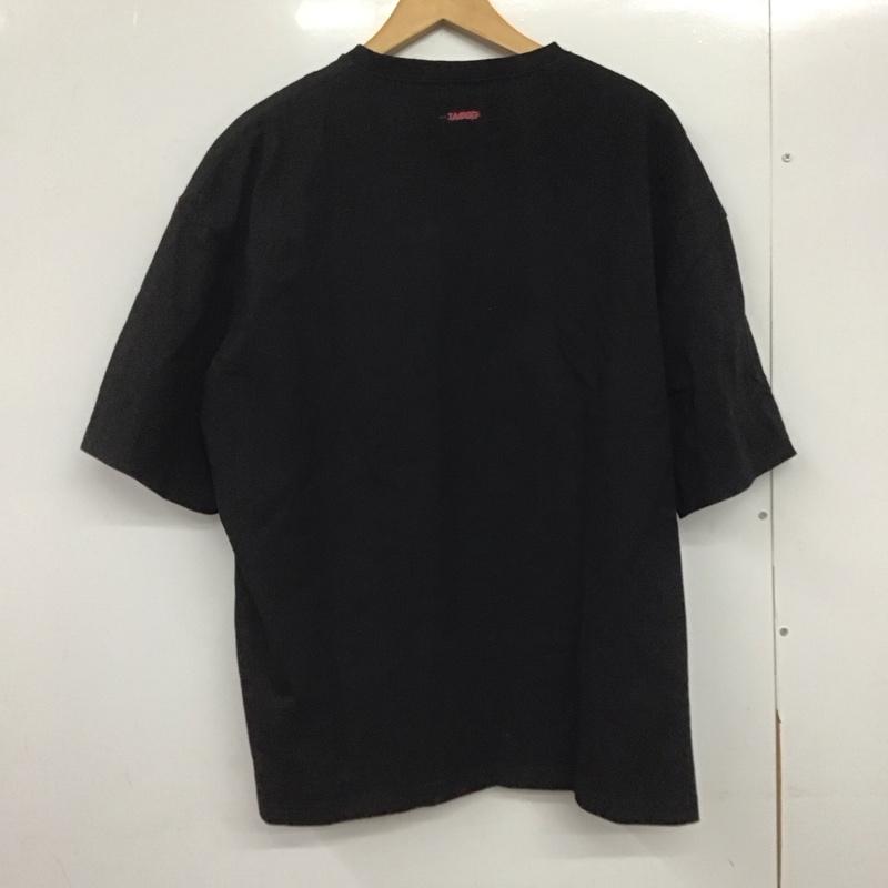 ゲンザイ genzai Tシャツ 半袖 半袖カットソー プリントTシャツ クルーネックカットソー L ロゴ、文字 黒 / ブラック /  メンズ USED 古着 中古 10146210