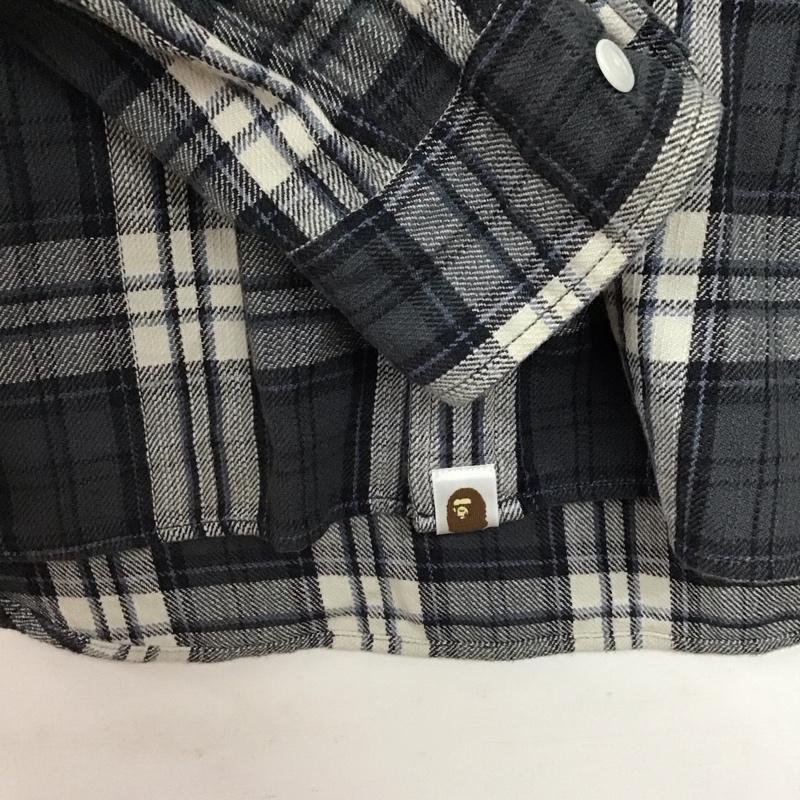 アベイシングエイプ A BATHING APE シャツ、ブラウス 長袖 長袖シャツ チェックシャツ カラーシャツ M チェック マルチカラー / マルチカラー /  メンズ USED 古着 中古 10143373