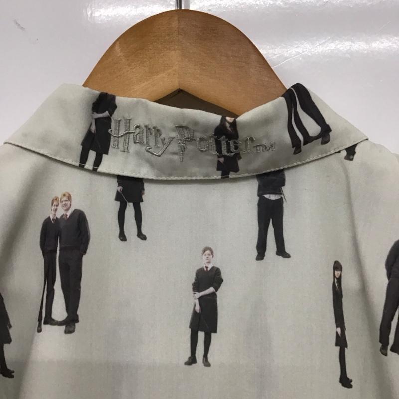 グラニフ graniph シャツ、ブラウス 半袖 半袖シャツ プリントシャツ ポケットシャツ ハリーポッター XL プリント 白 / ホワイト /  メンズ USED 古着 中古 10140121
