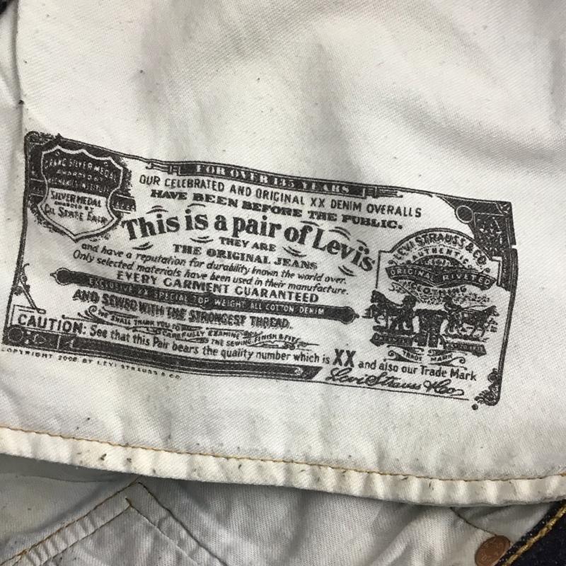 リーバイス Levi s パンツ デニム、ジーンズ PCL16B 501 W42 L32 ボタンフライ 42インチ 無地 インディゴ / インディゴ /  メンズ USED 古着 中古 10112929