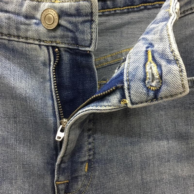 ローレンラルフローレン LAUREN RALPH LAUREN パンツ デニム、ジーンズ 無地 水色 / ライトブルー /  メンズ USED 古着 中古 10110634