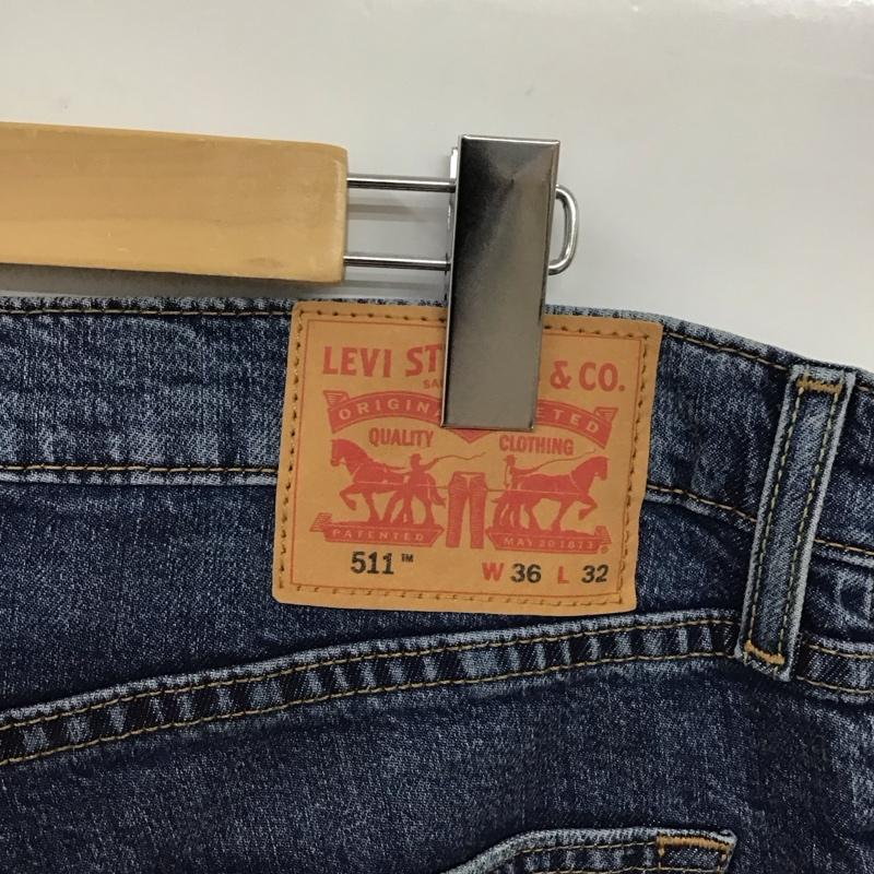 リーバイストラウスアンドコー Levi Strauss & co. パンツ デニム、ジーンズ デニムパンツ スリムパンツ ジーンズ 36インチ 無地 インディゴ / インディゴ /  メンズ USED 古着 中古 10119468