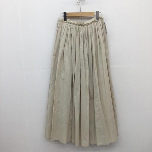スローブイエナ SLOBE IENA スカート ロングスカート SLOBE IENA 19-060-912-3090-2-0 19SS 綿麻ギャザーロングスカート 38 無地 アイボリー / アイボリー /  レディース USED 古着 中古 10129673