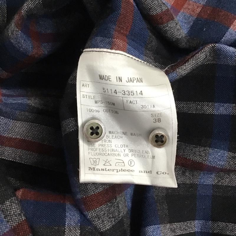 サイベーシックス SCYE BASICS シャツ、ブラウス 長袖 5114-33514 長袖シャツ チェックシャツ ボタンダウンシャツ 38 チェック マルチカラー / マルチカラー /  メンズ USED 古着 中古 10130725