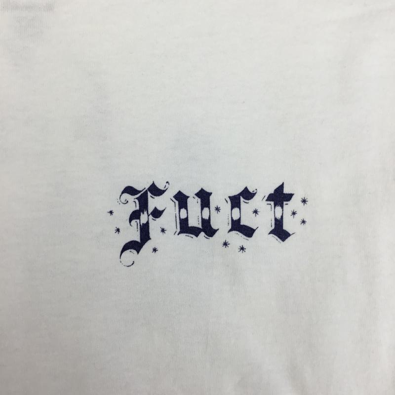 ファクト fuct Tシャツ 半袖 FUCTxMR,CARTOONデザインTシャツ S キャラクター 白 / ホワイト / X 紺 / ネイビー /  メンズ USED 古着 中古 10130860