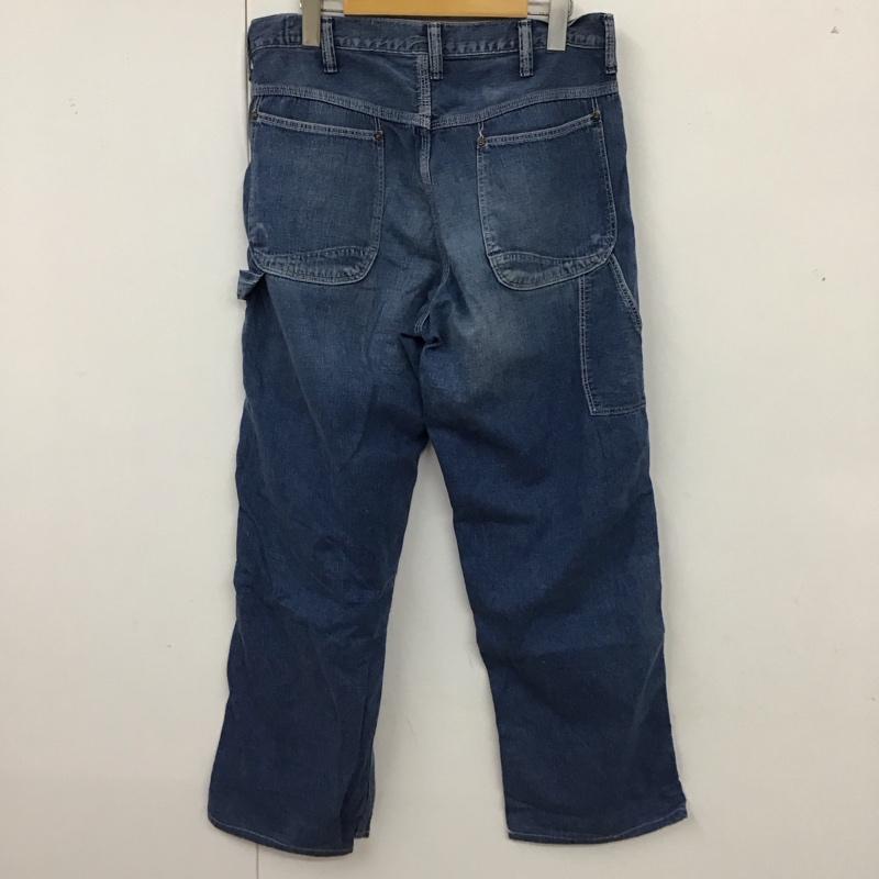 オアスロウ orSlow パンツ デニム、ジーンズ デニムパンツ ストレートパンツ ワイドパンツ カジュアルパンツ 2号 無地 インディゴ / インディゴ /  メンズ USED 古着 中古 10119011