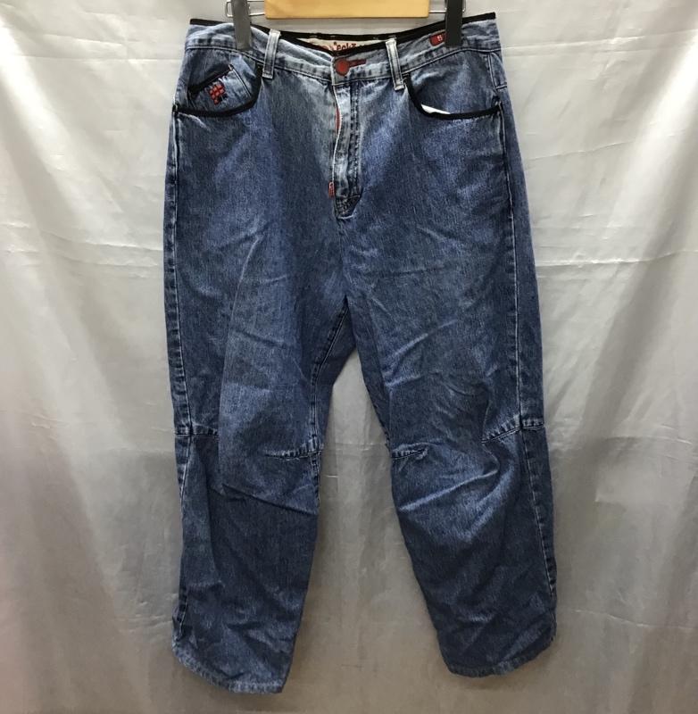 マーク エコー marc ecko パンツ デニム、ジーンズ デニムパンツ ストレートパンツ ワイドパンツ カジュアルパンツ 32インチ 無地 インディゴ / インディゴ /  メンズ USED 古着 中古 10117451