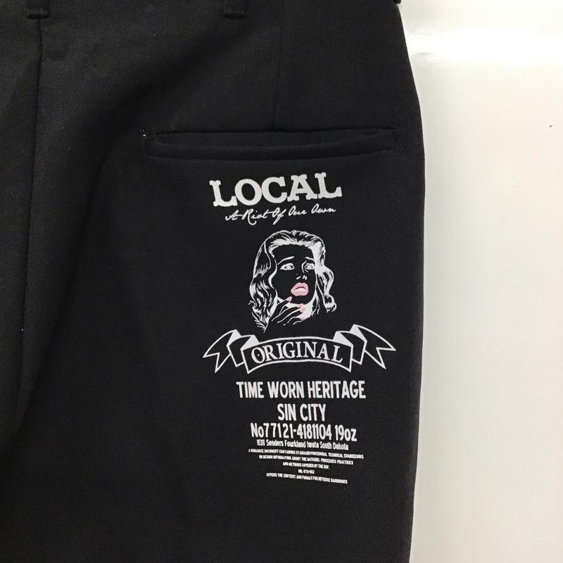 レッドキャップ RED KAP パンツ スラックス スラックスパンツ ワイドパンツ カジュアルパンツ センタータックパンツ 30インチ 総柄 マルチカラー / マルチカラー /  メンズ USED 古着 中古 10117663