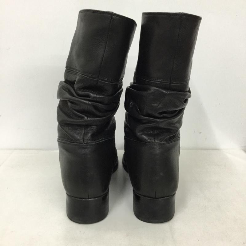 ニジュウサンク 23区 ブーツ 一般 無地 黒 / ブラック /  レディース USED 古着 中古 10143763