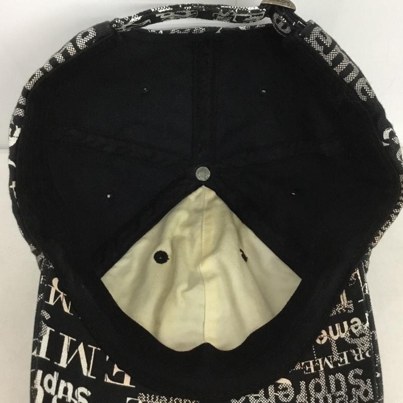 シュプリーム Supreme 帽子 キャップ 20FW Logo Pattern 6Panel cap 総柄 ロゴ、文字 黒 / ブラック /  メンズ USED 古着 中古 10144844