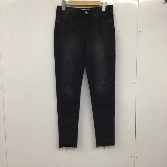 ザラ ZARA パンツ デニム、ジーンズ 38 無地 黒 / ブラック /  レディース USED 古着 中古 10137884