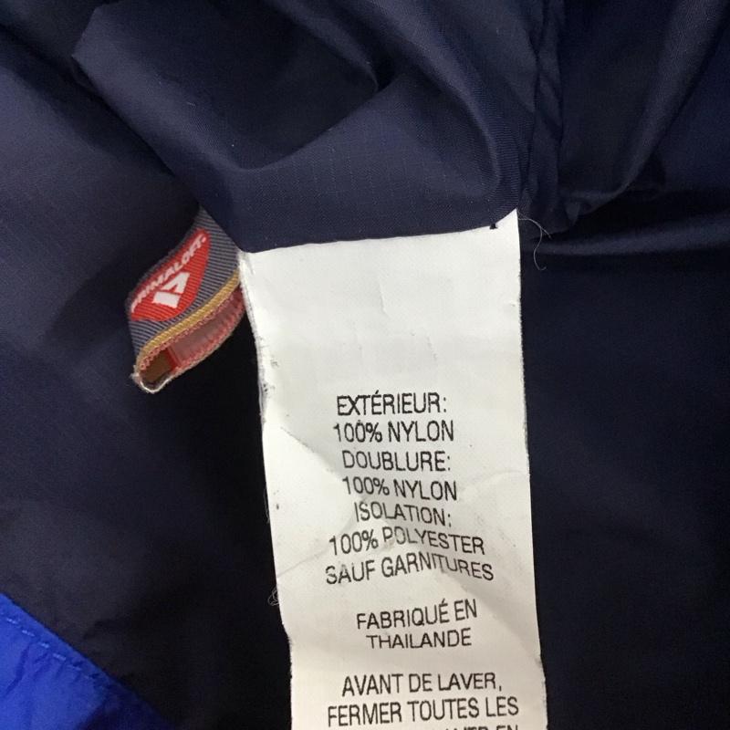 エルエルビーン L.L.Bean ジャケット、上着 ジャケット、ブレザー ジップアップジャケット ナイロンジャケット アウター ダウンジャケット L ロゴ、文字 青 / ブルー /  メンズ USED 古着 中古 10136224