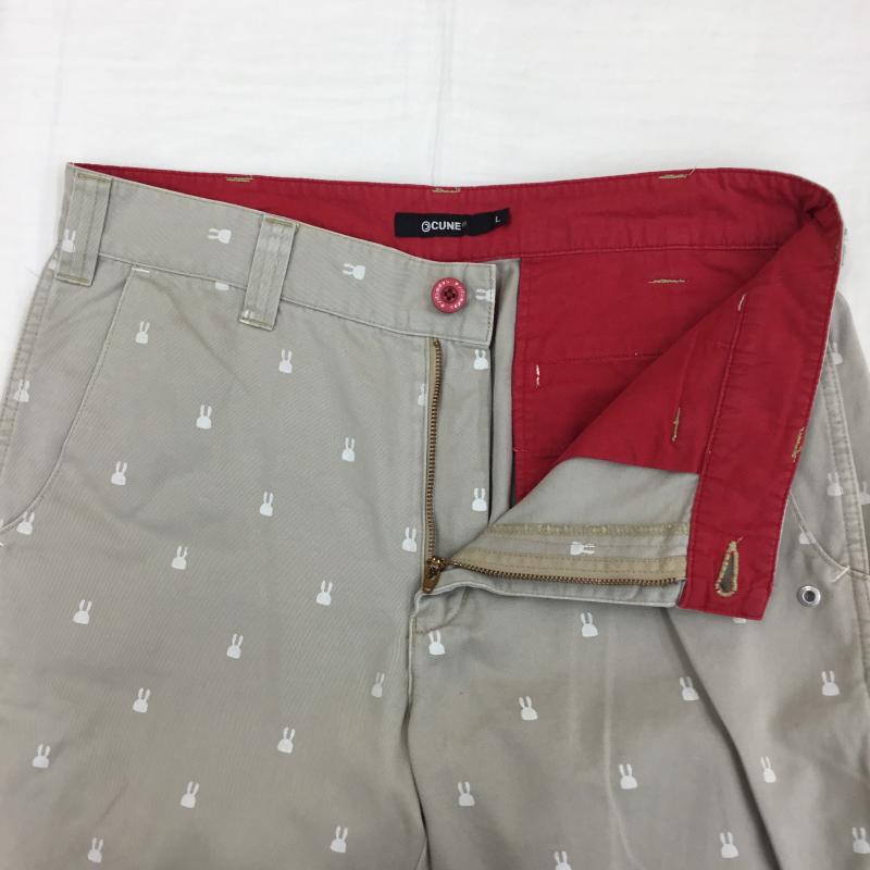 キューン CUNE パンツ チノパン TB08SK23 L 総柄 ベージュ / ベージュ /  メンズ USED 古着 中古 10141434