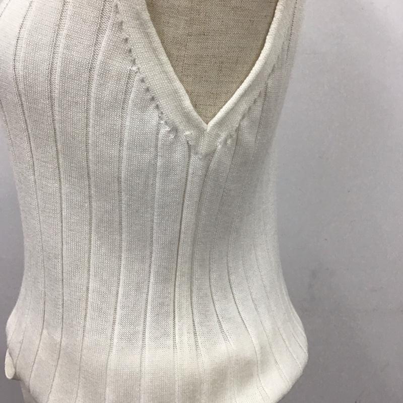 ブロードゥリー&コー Broderie & Co ワンピース ロングスカート NL61OP7035SM ワイドリブニットOP タグ付き 36 無地 白 / ホワイト /  レディース USED 古着 中古 10106722