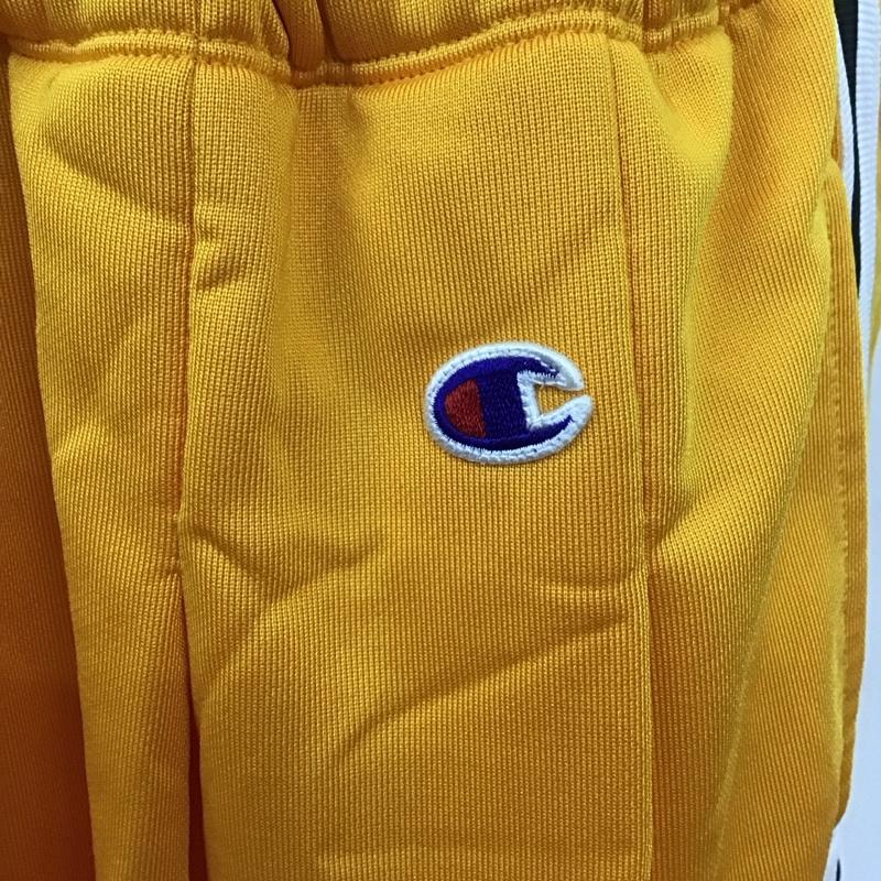 チャンピオン Champion スカート ロングスカート CW-R203 スカート ジャージ カジュアルスカート L ロゴ、文字 黄 / イエロー /  レディース USED 古着 中古 10110238