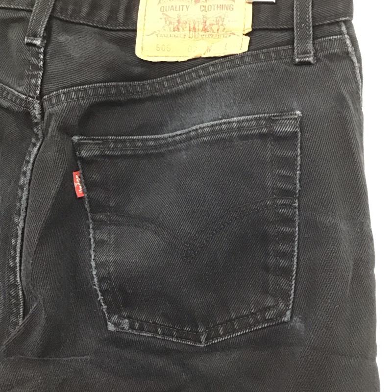 リーバイストラウスアンドコー Levi Strauss & co. パンツ デニム、ジーンズ デニムパンツ スリムパンツ カジュアルパンツ 90s ユーロ スペイン製 33インチ 無地 黒 / ブラック /  メンズ USED 古着 中古 10137502