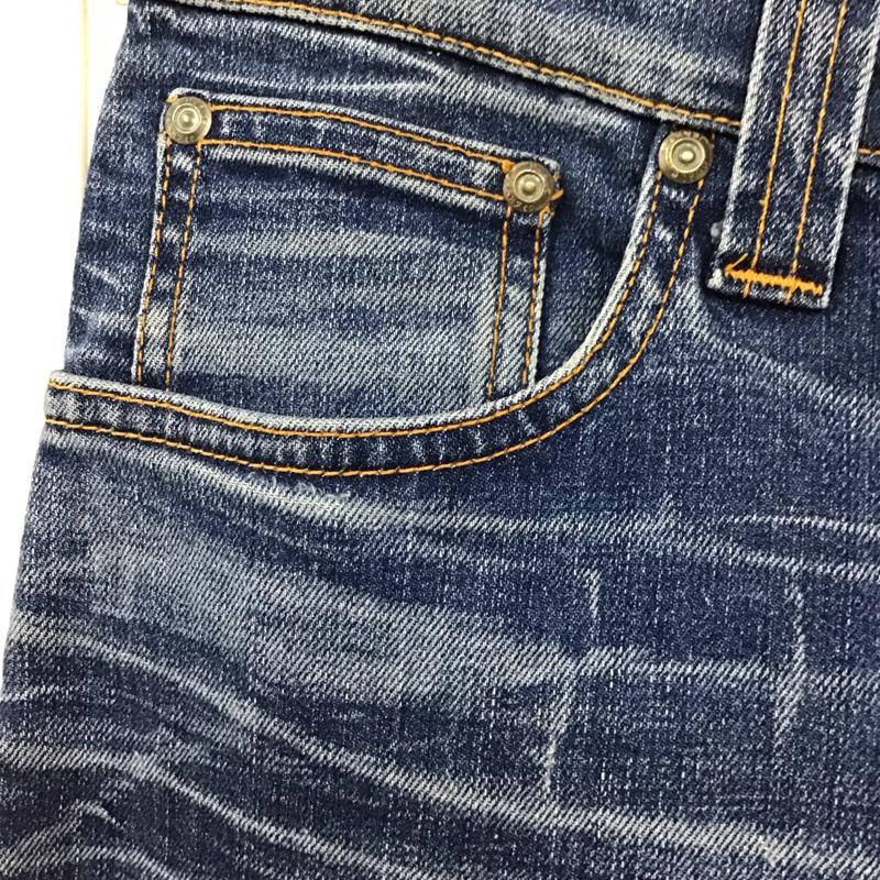 ヌーディージーンズ Nudie Jeans パンツ デニム、ジーンズ N412 DARK USED DENIM ストレッチ 31インチ 無地 青 / ブルー /  メンズ USED 古着 中古 10121328