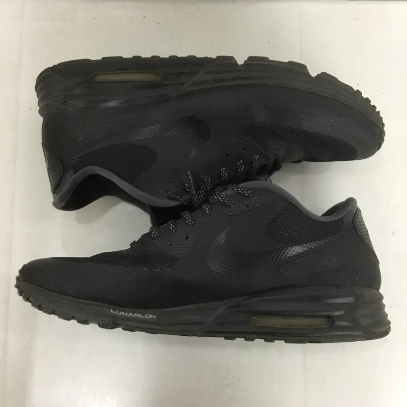 ナイキ NIKE スニーカー スニーカー 653604-992 Air Max 90 Lunarlon 30cm 30.0cm ロゴ、文字 黒 / ブラック /  メンズ USED 古着 中古 10141599