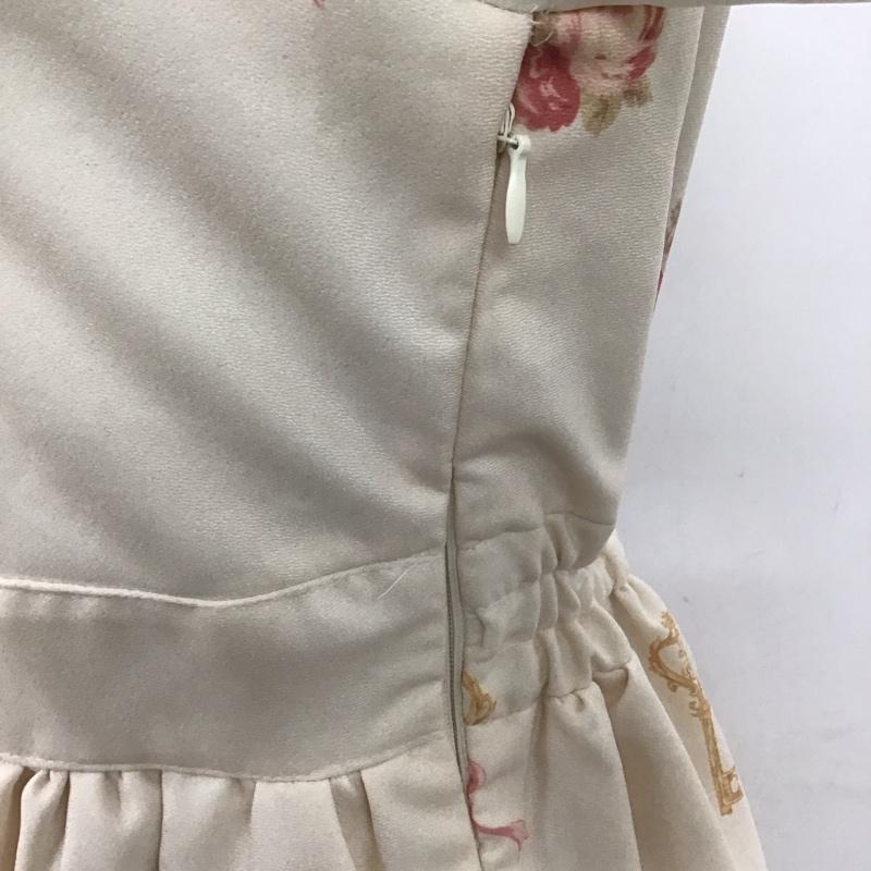 リズリサ LIZ LISA ワンピース ひざ丈スカート 162-6030-0 額縁柄ワンピース 長袖ワンピース フレアスカート 0 総柄 X 花柄 マルチカラー / マルチカラー /  レディース USED 古着 中古 10111911