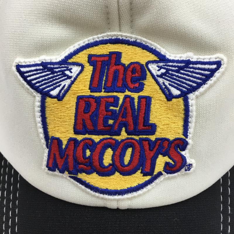 ザリアルマッコイズ THE REAL McCOY S 帽子 キャップ FREE ロゴ、文字 黒 / ブラック / X 黄 / イエロー / X 赤 / レッド / X 青 / ブルー /  メンズ USED 古着 中古 10140576