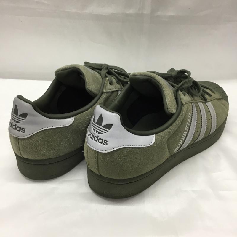 アディダス adidas スニーカー スニーカー B41988 SUPERSTAR 26.5cm 26.5cm ロゴ、文字 カーキ / カーキ / X 銀 / シルバー /  メンズ USED 古着 中古 10110154