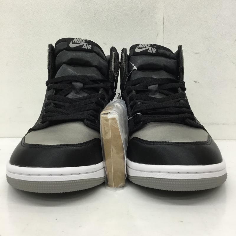 ナイキ NIKE スニーカー スニーカー FD4810-010 Women s Air Jordan 1 Retro High OG Satin Shadow 28.5cm ロゴ、文字 黒 / ブラック / X 灰 / グレー /  メンズ USED 古着 中古 10141692
