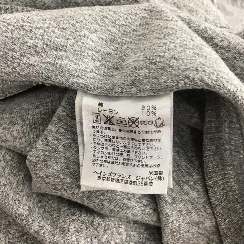 チャンピオン Campion Tシャツ 半袖 半袖カットソー 無地Tシャツ クルーネックカットソー M 無地 灰 / グレー /  メンズ USED 古着 中古 10132589