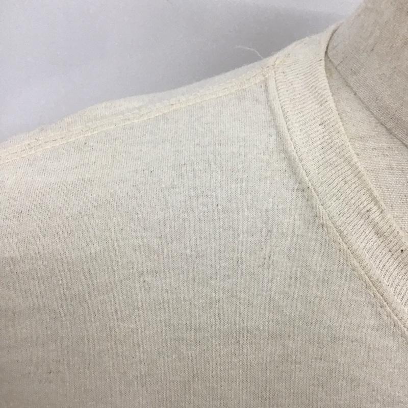 バンブーシュート BAMBOO SHOOTS カットソー 長袖 長袖カットソー クルーネックカットソー ロングスリーブカットソー プリントTシャツ XL プリント ベージュ / ベージュ /  メンズ USED 古着 中古 10114686