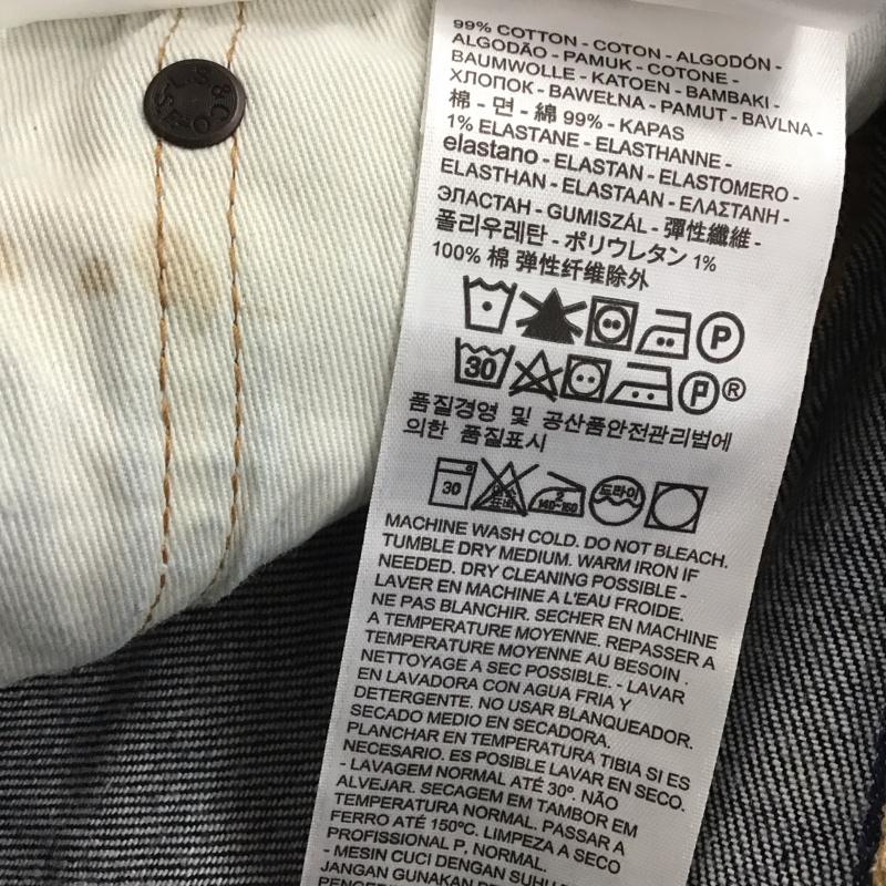 リーバイストラウスアンドコー Levi Strauss & co. パンツ デニム、ジーンズ デニムパンツ スリムパンツ カジュアルパンツ 29インチ 無地 インディゴ / インディゴ /  メンズ USED 古着 中古 10148346