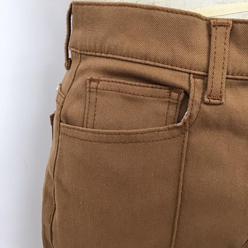 スライ SLY ボトムス ボトムス 030ESZ12-3760 WASH ME HW PINTUCK FLARE PT-E フレアパンツ 26 無地 茶 / ブラウン /  レディース USED 古着 中古 10120147