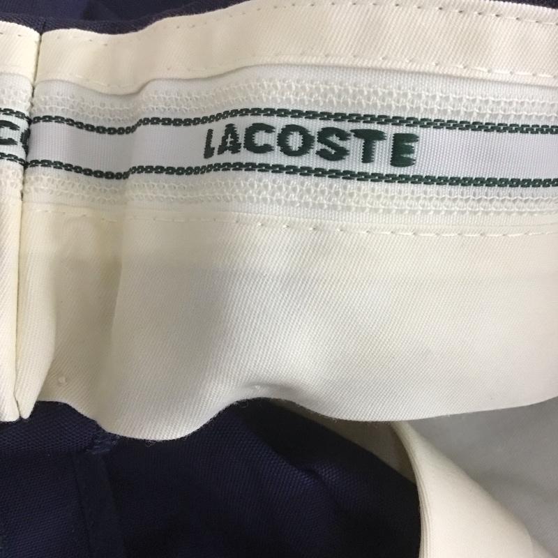 ラコステ LACOSTE パンツ チノパン チノパン カジュアルパンツ ワイドパンツ ストレートパンツ 無地 紺 / ネイビー /  メンズ USED 古着 中古 10108464