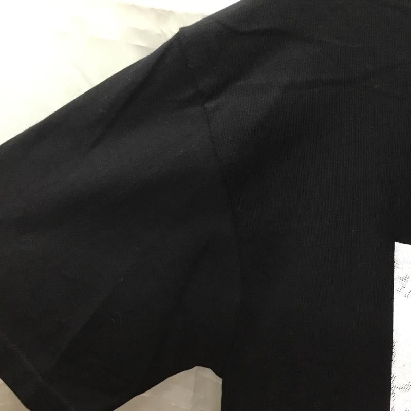 古着 USED Tシャツ 半袖 半袖カットソー プリントTシャツ クルーネックカットソー L プリント 黒 / ブラック /  メンズ USED 古着 中古 10108372