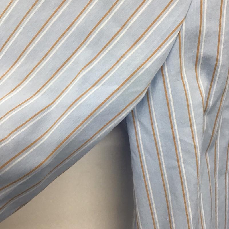 グリーンレーベルリラクシング green label relaxing シャツ、ブラウス 長袖 長袖シャツ ストライプシャツ ストライプ 水色 / ライトブルー /  レディース USED 古着 中古 10142691