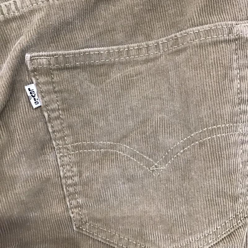 リーバイストラウスアンドコー Levi Strauss & co. パンツ デニム、ジーンズ コーデュロイパンツ ワイドパンツ カジュアルパンツ 31インチ 無地 ベージュ / ベージュ /  メンズ USED 古着 中古 10144501