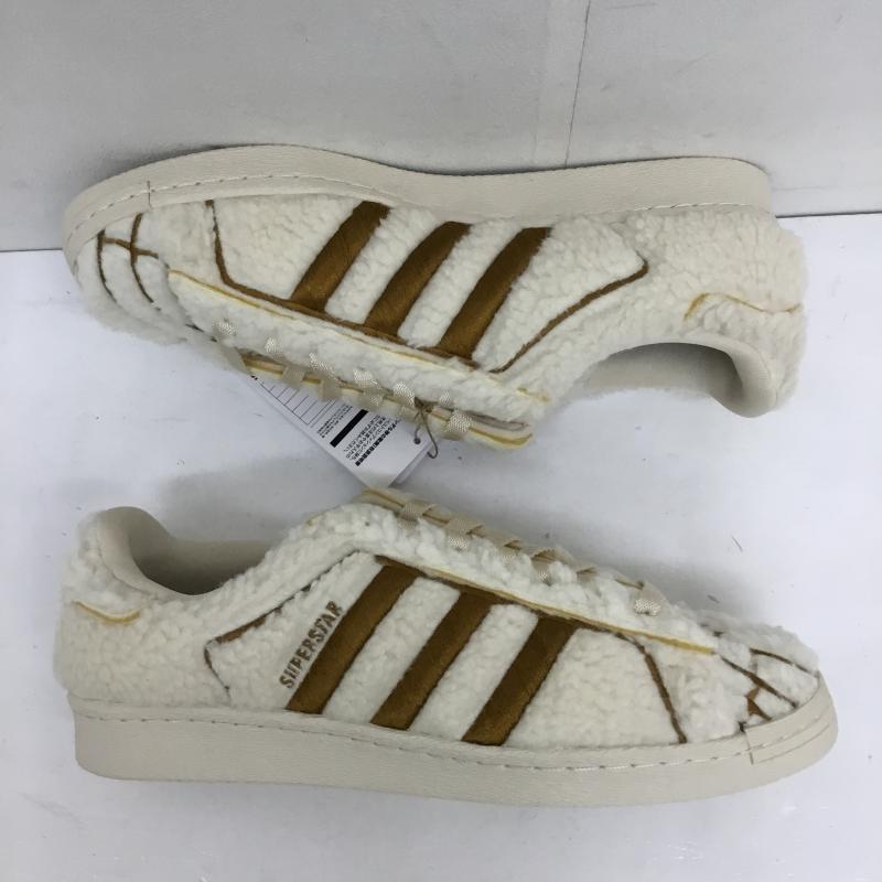 アディダス adidas スニーカー スニーカー ID1638　Superstar Concha　スーパースター　コンチャ 27.5cm 総柄 白 / ホワイト / X 茶 / ブラウン /  メンズ USED 古着 中古 10122728