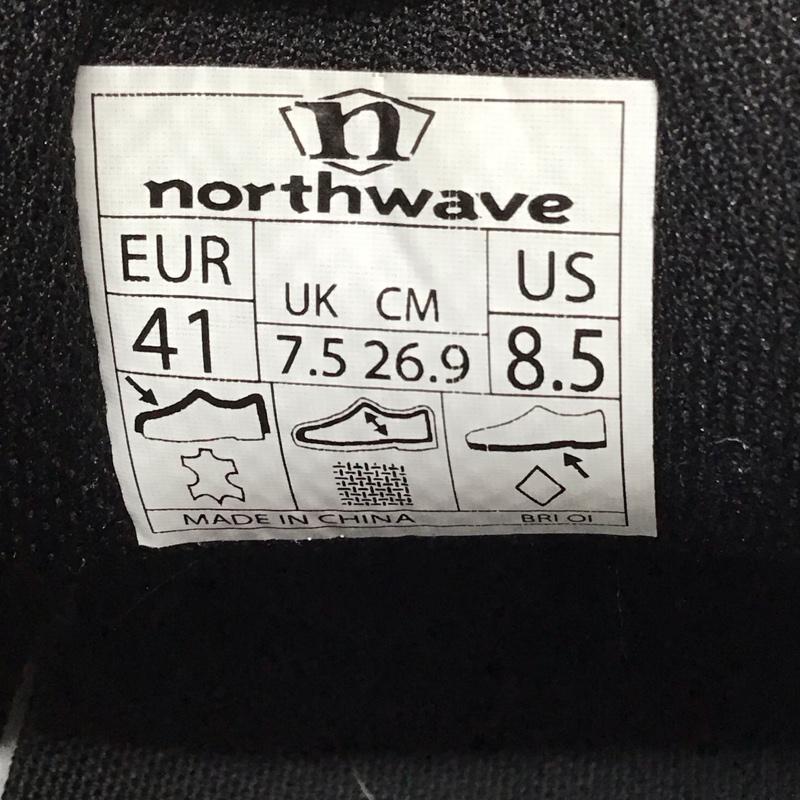 ノースウェーブ northwave スニーカー スニーカー スエード 26.9cm US8.5 箱有 US：8.5 ロゴ、文字 黒 / ブラック / X 白 / ホワイト /  メンズ USED 古着 中古 10117742