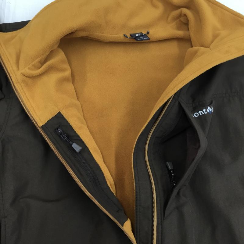 モンベル mont-bell ジャケット、上着 ジャケット、ブレザー M ロゴ、文字 茶 / ブラウン /  メンズ USED 古着 中古 10141082