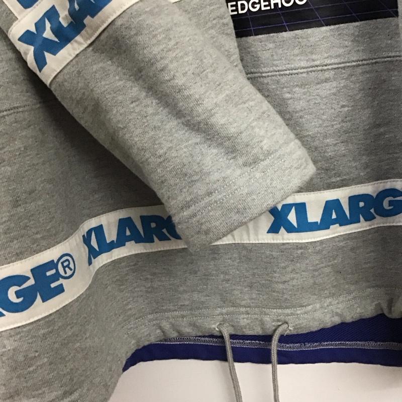 エクストララージ XLARGE パーカー 長袖 長袖パーカー プルオーバーパーカー スウェット sonic L プリント 灰 / グレー /  メンズ USED 古着 中古 10141453