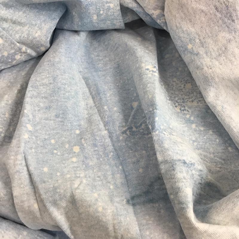 古着 USED Tシャツ 半袖 半袖カットソー プリントTシャツ クルーネックカットソー L プリント 水色 / ライトブルー /  メンズ USED 古着 中古 10147385