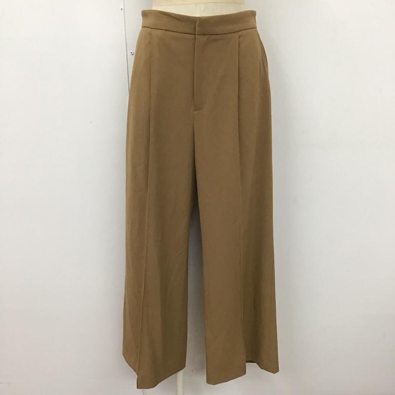 レプシィム LEPSIM パンツ スラックス スラックスパンツ ワイドパンツ カジュアルパンツ センタータックパンツ M 無地 ベージュ / ベージュ /  レディース USED 古着 中古 10113057