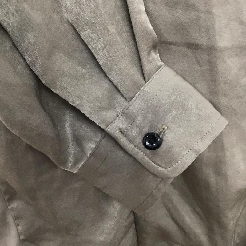 ハレ HARE シャツ、ブラウス 長袖 長袖シャツ カラーシャツ 無地シャツ 長袖カットソー M 無地 茶 / ブラウン /  メンズ USED 古着 中古 10119018