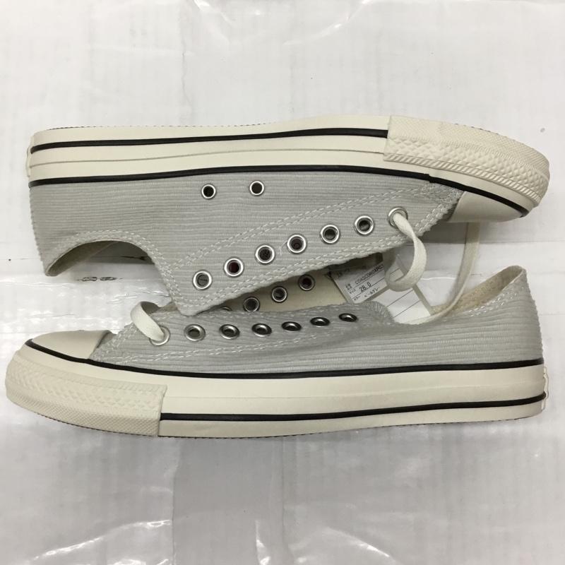 コンバース CONVERSE スニーカー スニーカー 1SD579 ALL STAR CORDUROY OX コーデュロイ 28cm 箱有 28.0cm ロゴ、文字 灰 / グレー /  メンズ USED 古着 中古 10121863