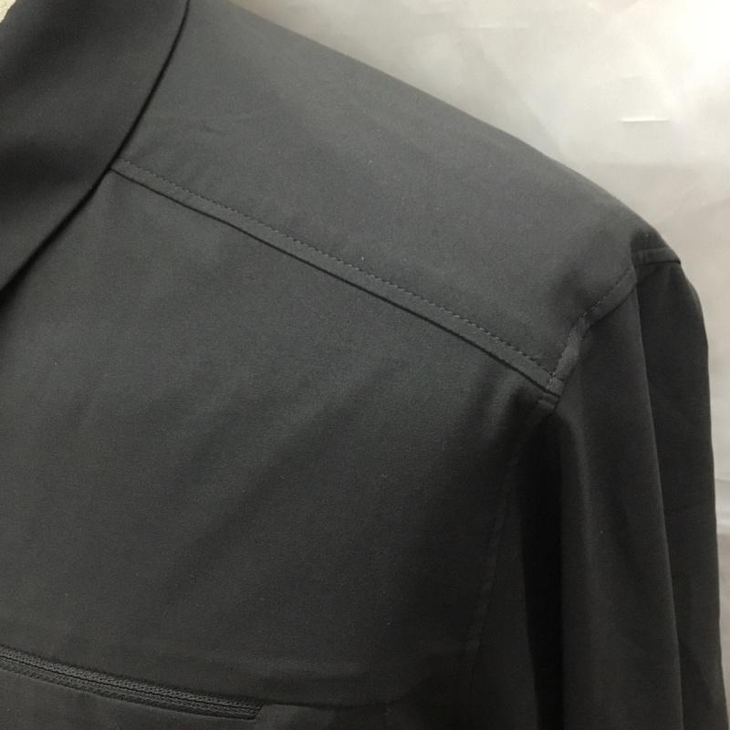 アークテリクス ARC TERYX シャツ、ブラウス 長袖 長袖シャツ カラーシャツ ポケットシャツ 長袖カットソー S 無地 黒 / ブラック /  メンズ USED 古着 中古 10115195